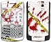 Crime Scene Revisited Design Protective Skin Decal Faceplate for Blackberry Curve 8300/ 8310/ 8320 Cell Phones