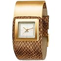 Esprit Damenuhr SQUARE BUTTON BROWN 4430387