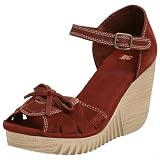 Bc Footwear Women's Pop Quiz Wedge Sandal,Cognac,7.5 M US
