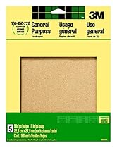 3M 9005NA 9-Inch by 11-Inch Aluminum Oxide Sandpaper, Assorted
