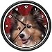 SHELTIE ~Wall Clock~ dog pet shetland sheepdog breeder