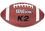 Wilson K2 PeeWee Game Football F1382, Leather, Balls, Football