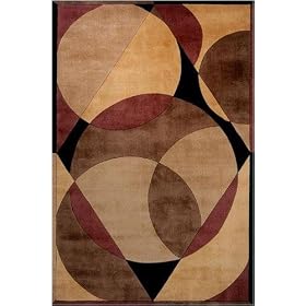 Everest Area Rug, 8'x11', BROWN by Home Decorators Collection