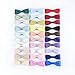 BonnyGirl 30pc Baby Girls Toddlers Hair Bow Clips Satin Ribbon Bow Tie Barrettes