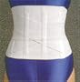 Lumiscope Criss Cross White Back Support, Medium