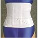 Lumiscope Criss Cross White Back Support, Medium