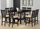 Hillsdale Furniture 4155DTBGS9 Tabacon Dining Set, Cappuccino