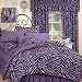 Purple Zebra Print Bed in a Bag - Twin