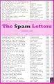 The Spam Letters