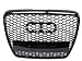 08-10 Audi A6 (C6, facelift) RS Style Front Mesh Grille W/ Glossy Black Finish