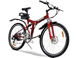 EW Folding Electric Mountain Bike - Red