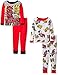 DinoTrux Toddler Boys' 4-Piece Cotton Pajama Set with Dino