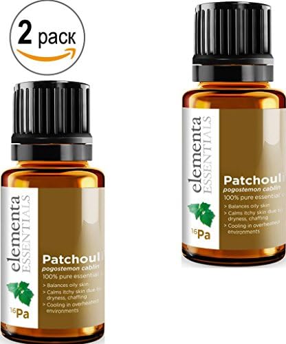 Patchouli Essential Oil 100% Pure Therapeutic Grade 15ml (Comparable to DoTerra Serenity and Young Living) For Personal Care Calming and Grounding 2 pack