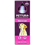 Pettura Liquid Dog Supplements - Skin & Coat, Helps to Support a Healthy Skin & Coat, 4 oz