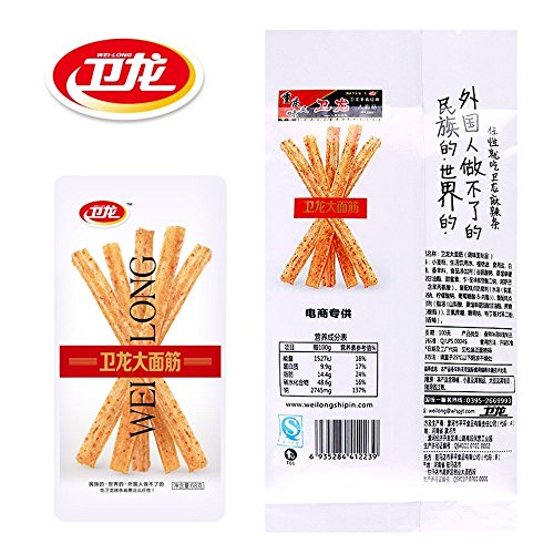 Latiao Spicy Gluten New Package 340g(68g*5 大辣条) (68g)