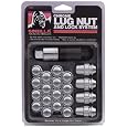 Gorilla Automotive 91783 Acorn Bulge Chrome Lug Nut and Lock System (1/2