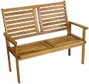 Napoli 2 Seater Bench Wood Garden Furniture - FREE DELIVERY