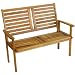 Napoli 2 Seater Bench Wood Garden Furniture - FREE DELIVERY