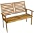Napoli 2 Seater Bench Wood Garden Furniture - FREE DELIVERY
