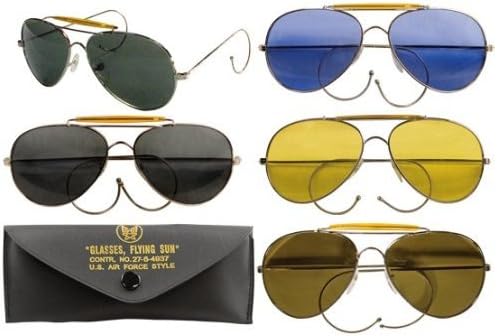 Air Force Style Sunglasses - Available in Various Colors