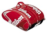 ウイルソン テニスバッグ [K] PRO TOUR SUPER 6PK RED Z6129