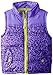 Pink Platinum Girls' Puffer Vest In Cheetah Print