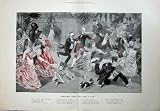 1897 Christmas Party Games Children Fashion Dresses Art
