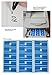 Mr-Label® (20 Sheets, 600 Labels) Assorted Colors Self-Adhesive Cable Label - Waterproof | Tear Resistant | Durable - with Online Print Tool - for Laser Printer