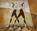 African Dance Oil Painting on Canvas Hand Made Replica Finest Quality 20in X 24in