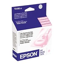 Epson T048620 Light Magenta Ink Cartridge (RX500 and R300 Printers)