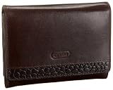 Leatherbay Accordian Wallet With Croc