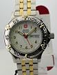 WOMENS WENGER SWISS ARMY STEEL TWO TONE DAY DATE WATCH 79096