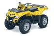 AMR Racing Can Am Outlander 800 EFI ATV Quad Graphic Kit - Silver Star Reloaded: Yellow & Black
