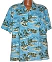 &nbsp;&nbsp;Exclusive Hawaiian Magic Island In Paradise Aloha Shirt