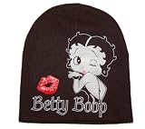 Vintage Betty Boop Beanie Cap - Black