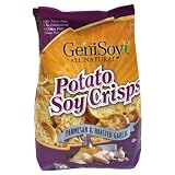 Genisoy Potato Soy Crisps, Parmesan & Roasted Garlic, 3.5-Ounce Bags (Pack of 12)