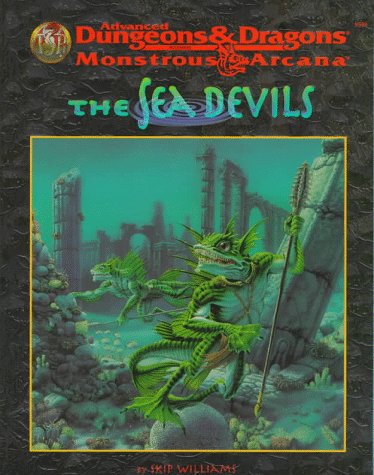 Cover image : The Sea Devils (Advanced Dungeons & Dragons Accessory, Monstrous Arcana, No 9539)