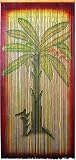 Asli Arts Model BCUB903 Banana Tree Painted Bamboo Curtain