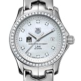Marquette University TAG Heuer Watch - Women's Link with Diamond Bezel at M.LaHart