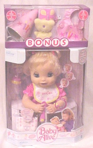 Baby Alive Caucasion With Bonus Birthday Pack