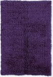 New Flokati Vivid Purple 100% Wool Rug NFVP (1'10 x 2'10")