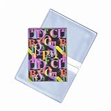 Lenticular Business Card Holder with two pockets: Size 3x4-1/4 closed, , BLACK