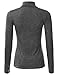 DOUBLJU Soft Knit Turtleneck T-Shirt Top for Women with Plus Size