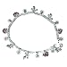 Foot Jewelry Ankle Bracelet Pairs 62 Grams 10.25 "
