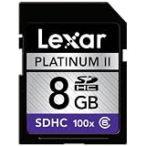 Lexar SDHC 8 GB Class 6 Flash Memory Card 100x Jewel Case Envelope Bulk LSD8GBBE100