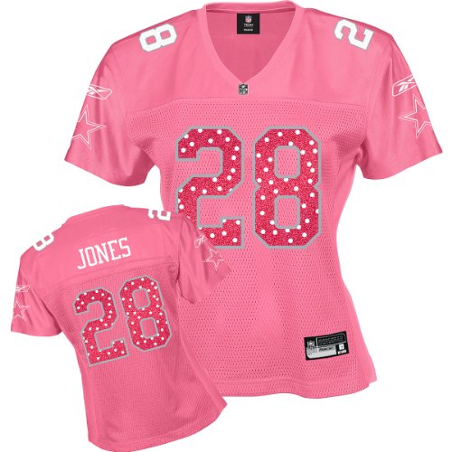 Reebok Dallas Cowboys Felix Jones Women's Pink Sweetheart Jersey Large