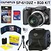 Olympus SP-610UZ 14MP Digital Camera (Black) + 8GB Accessory Kit