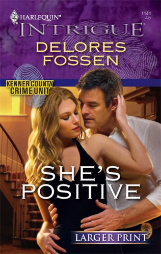 She's Positive (Harlequin Larger Print Intrigue) [Large Print]