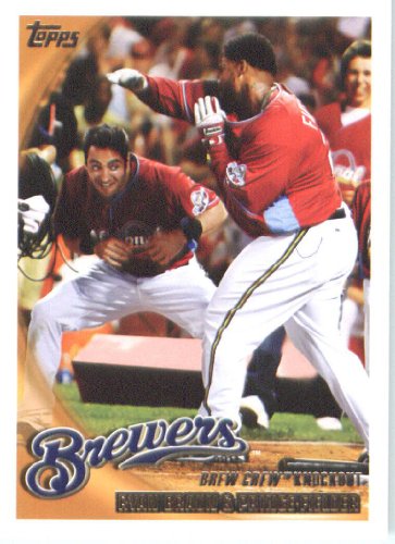 2010 Topps #237 Ryan Braun / Prince Fielder - Milwaukee Brewers (Baseball Cards)