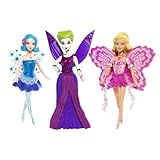Barbie Fairytopia Magic of the Rainbow Mini Dolls Gift Pack with Laverna, Elina, Azura Doll Set